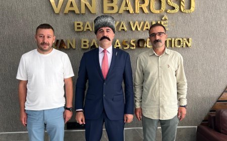 GENEL BAŞKANIMIZ SOSYOLOG BALKAR SELÇUK BAĞLAR VAN BAROSU’NU ZİYARET ETTİ